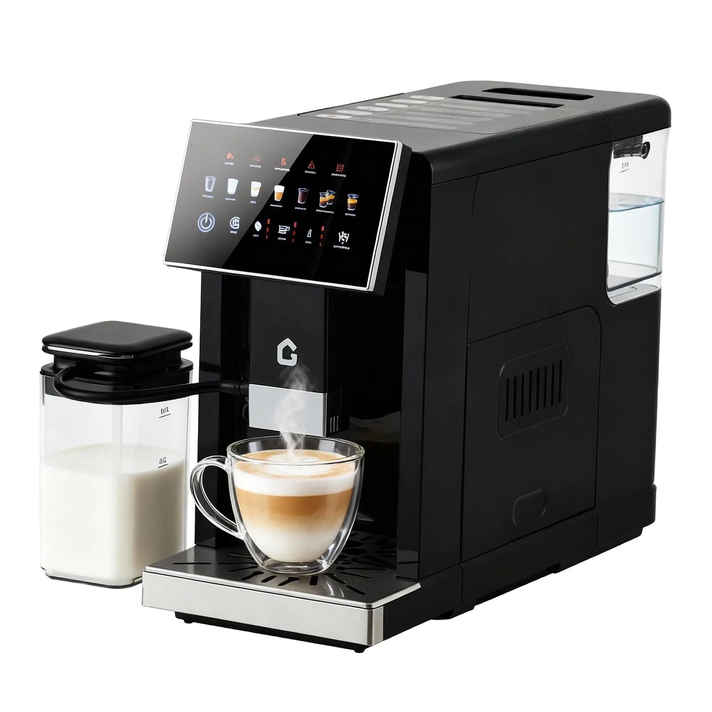 Adoolla Automatic Espresso Machine With Removable Grinder And Milk Frother
