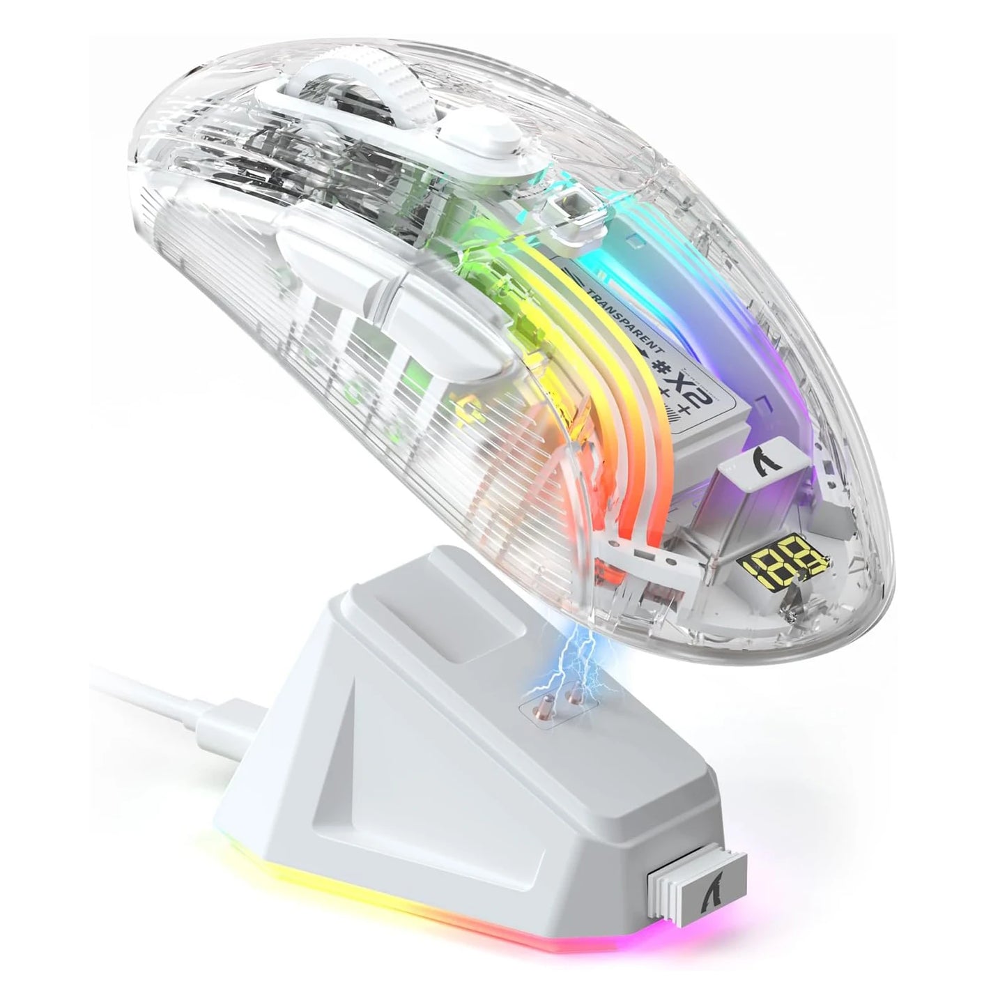Attack Shark X2Pro Wireless Gaming Mouse RGB Charging Dock Silent