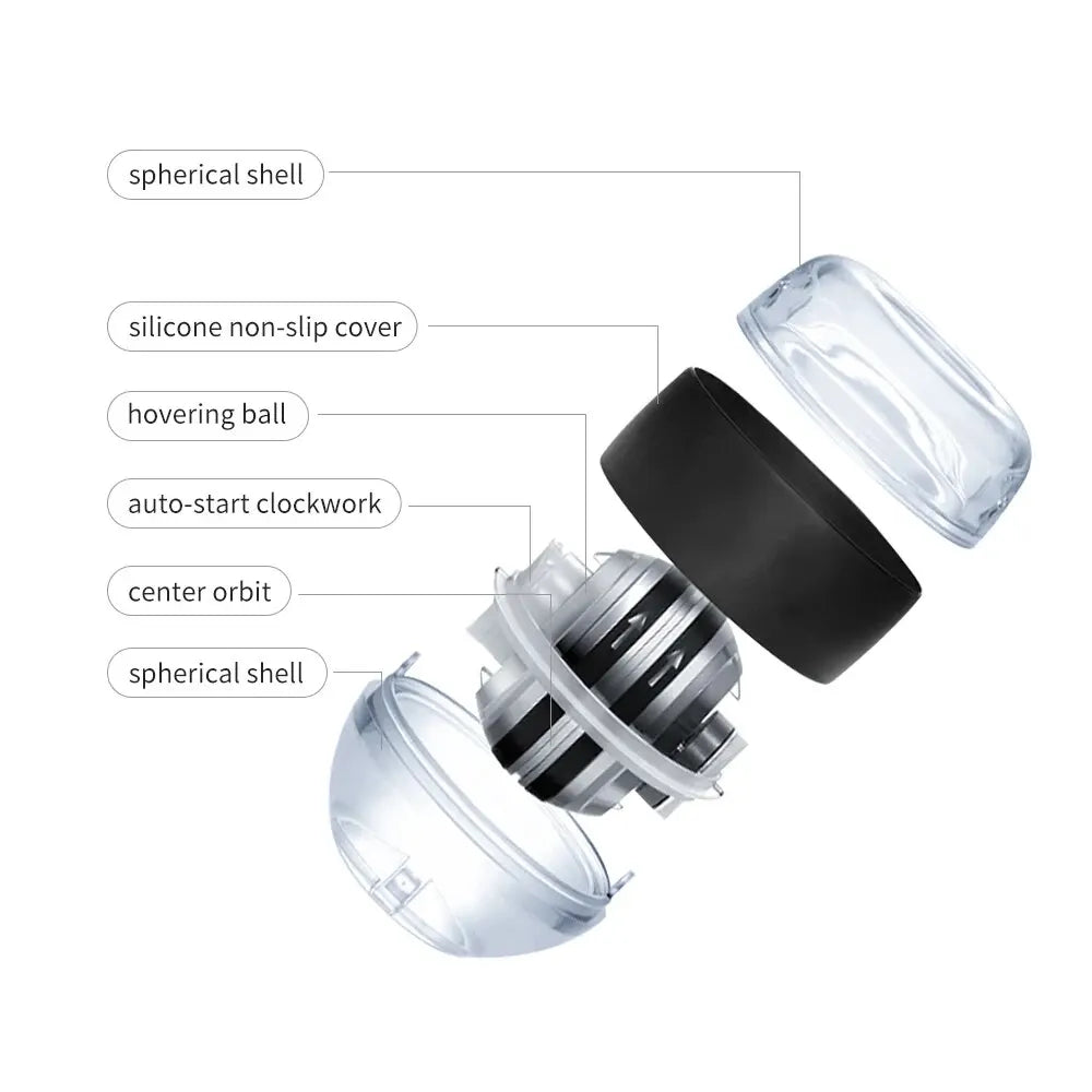 LED Self Starting Gyro Wrist Trainer Ball Muscle Strength Equipment