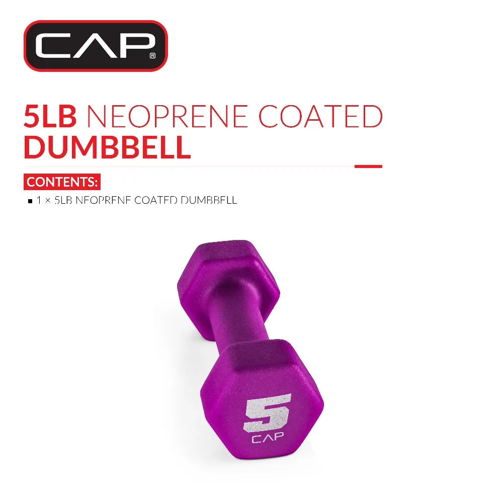 Pair Of Neoprene Dumbbells For Home Gym Strength Training