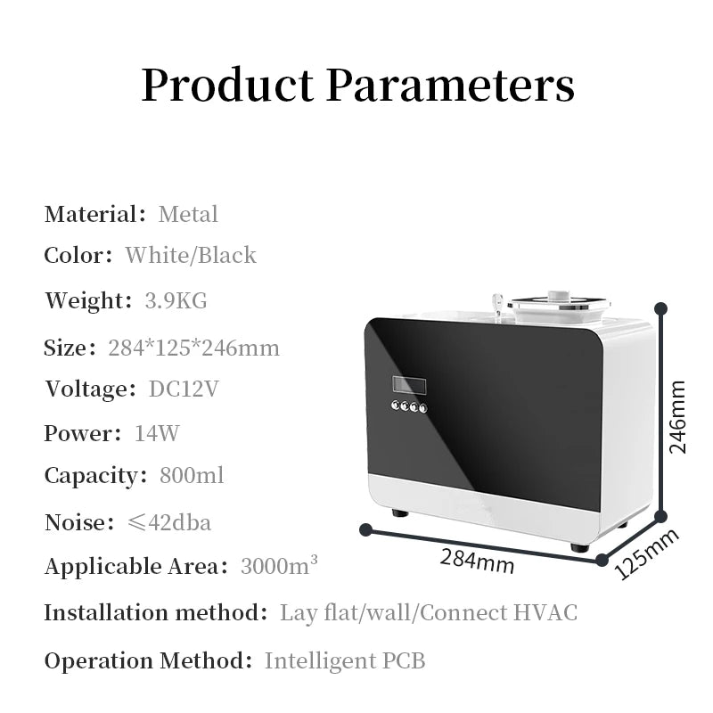 NAMSTE 3000m3 Aroma Diffuser For HVAC System Eco Quiet Operation