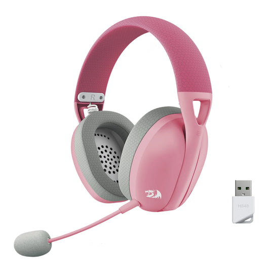 Redragon H848 Wireless Gaming Headset Featuring Surround Sound Microphone