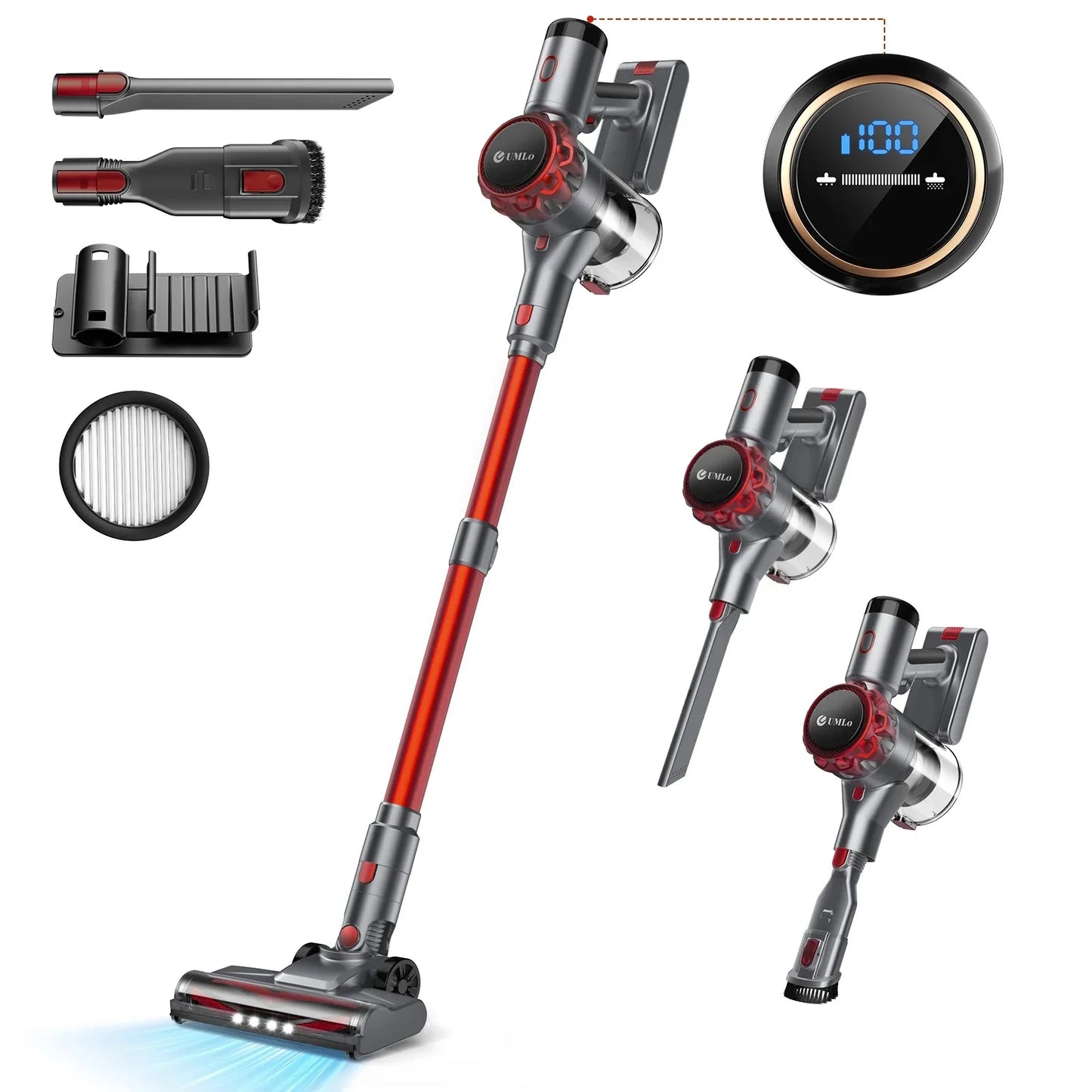 Inse S3P Cordless Powerful Handheld Stick Vacuum With LED Display