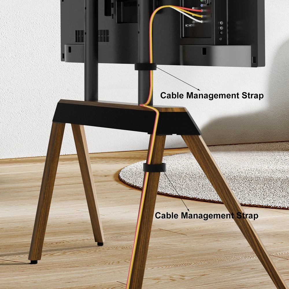 Unho Heavy Duty Height Adjustable Metal TV Floor Stand Universal