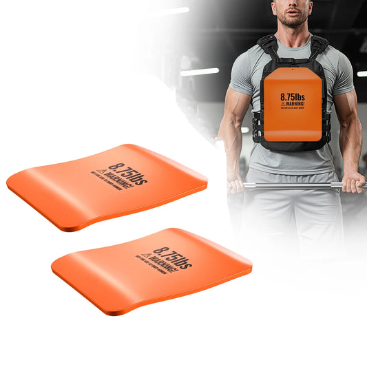 SucceBuy Curved Steel Weight Vest Plates Strength Training