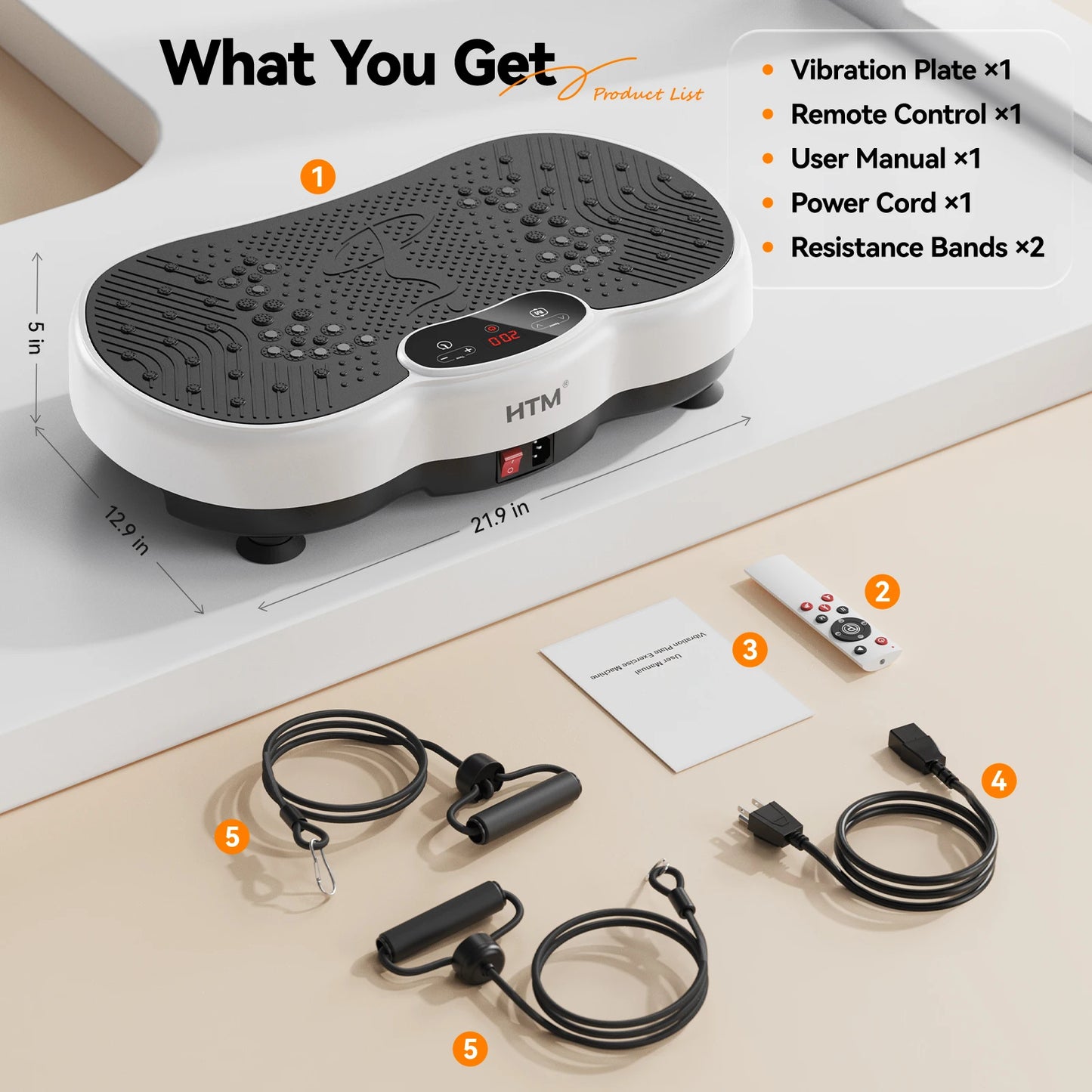 Whole Body Fitness Vibration Plate With Calorie Counter