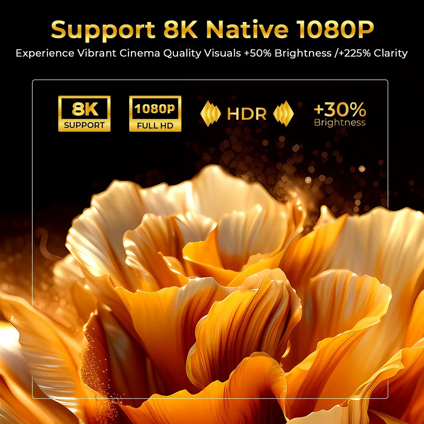LynCast 8K Support X7 AI Smart Android 14 Projector
