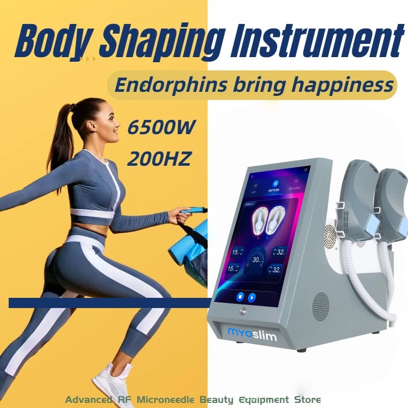 Emszero Pro EMS RF Body Sculpting Machine With Four Handles