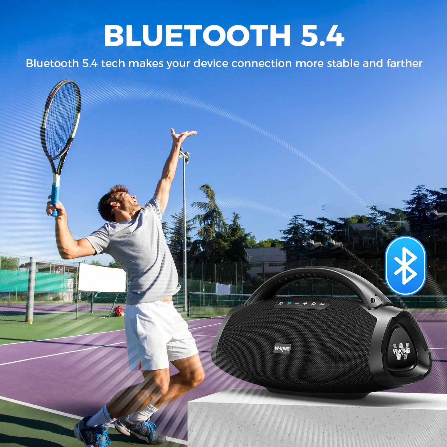 W-King X20 200W Portable Bluetooth Speaker With Massive Bass