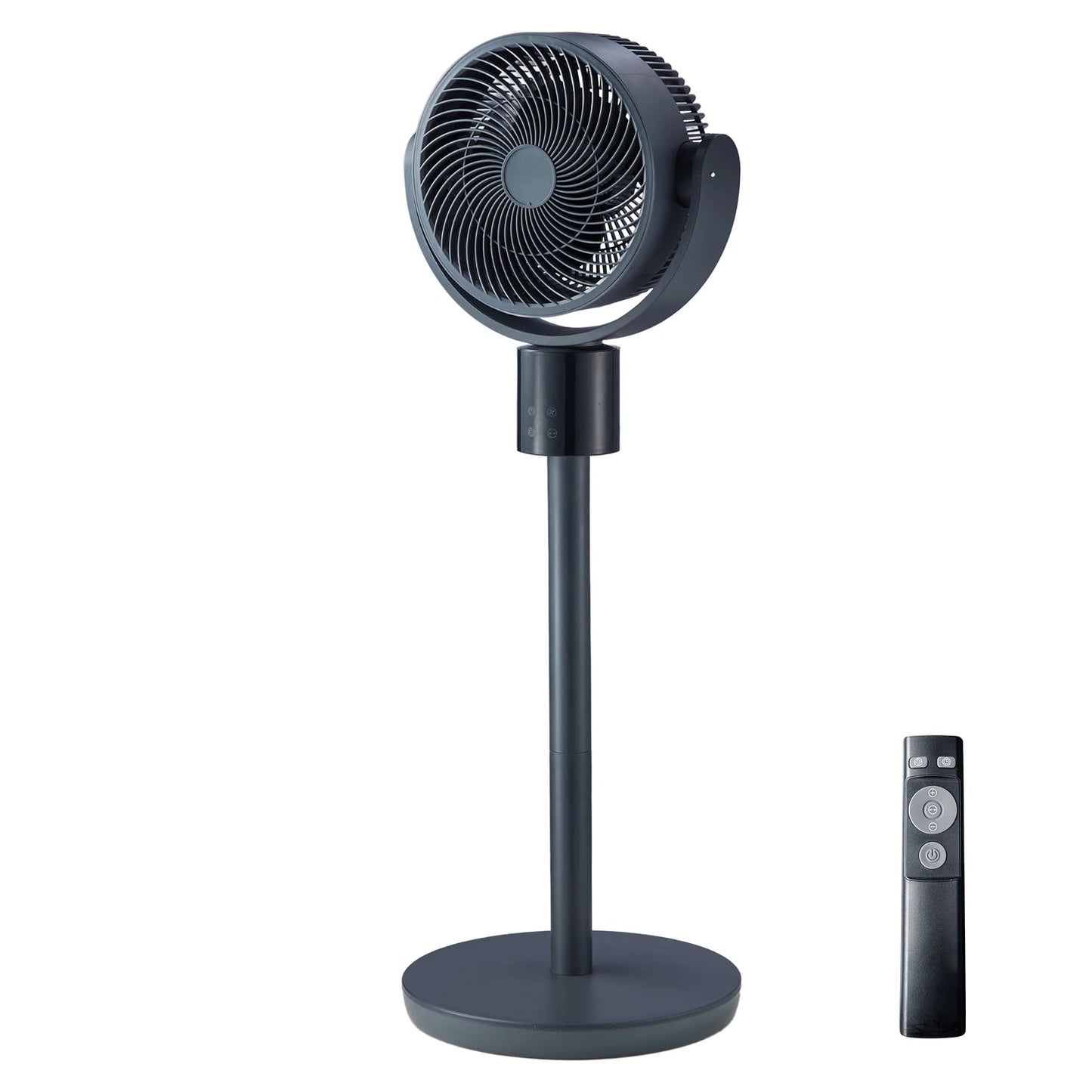 SucceBuy Pedestal Fan DC Motor Remote Control Adjustable Height Household