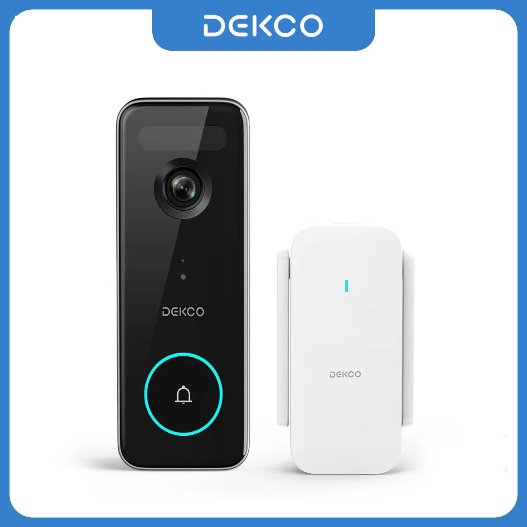 Dekco 5MP WiFi Video Doorbell Outdoor Camera PIR Motion Audio