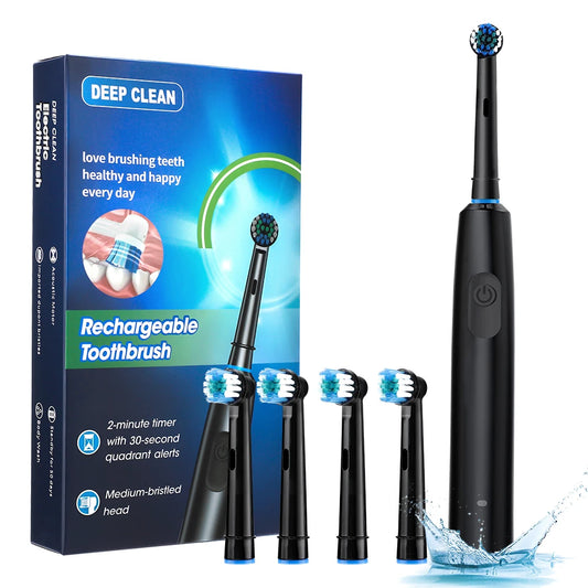 Ms Dear Electric Toothbrush Cordless USB Rechargeable Waterproof Adult Care