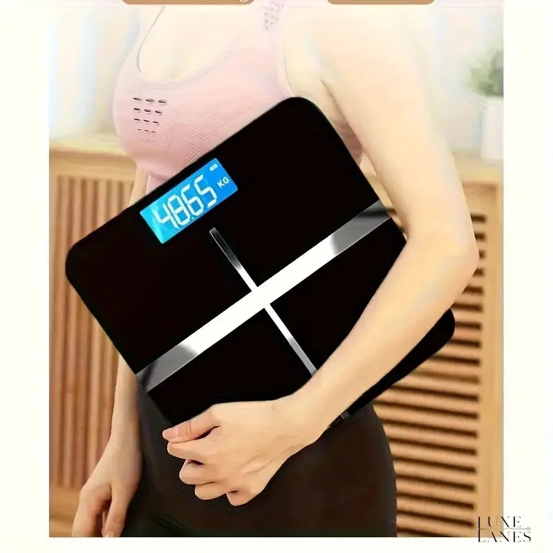 Digital Body Weight Scale With Temperature Monitor High Capacity Measurement