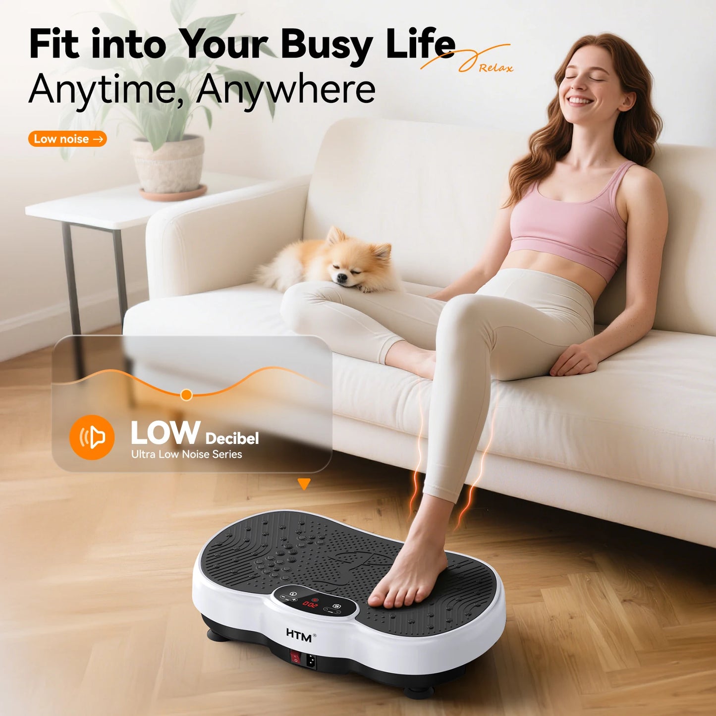 HTM Whole Body Fitness Vibration Plate Machine