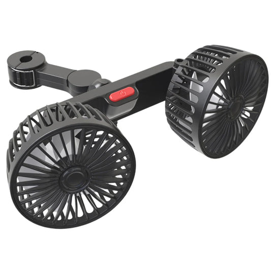 Shunmaii 12V Car Seat Back Cooling Fan USB Ventilation Mount