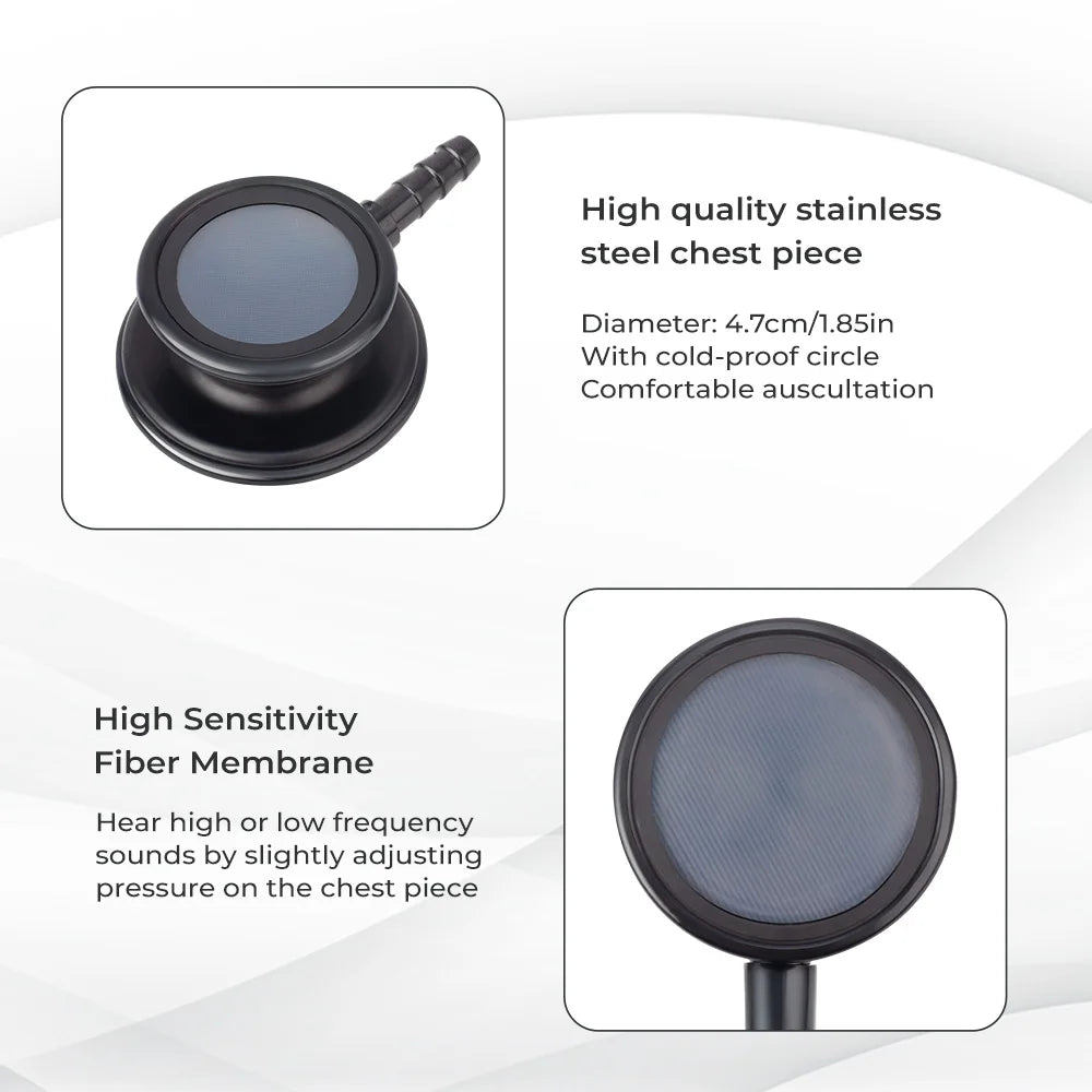 XceeFit Professional Double Sided Stethoscope For Cardiology Doctors