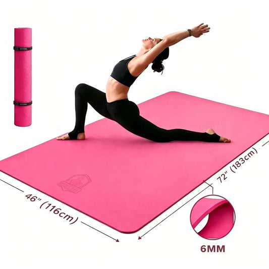 Hapbear TPE Non Slip Double Sided Yoga Mat With Bag