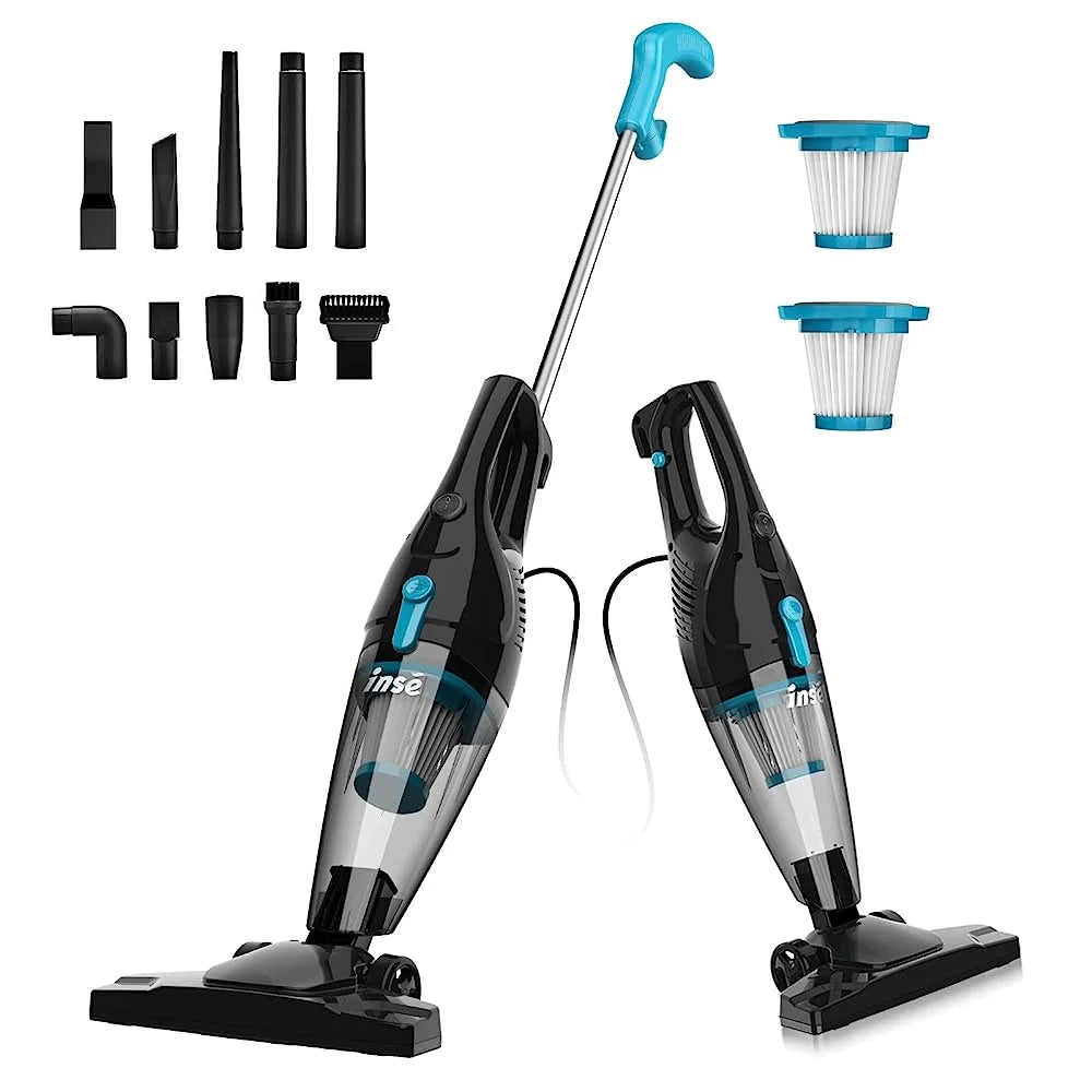 INSE Corded Stick Vacuum Cleaner Powerful Handheld For Hard Floors