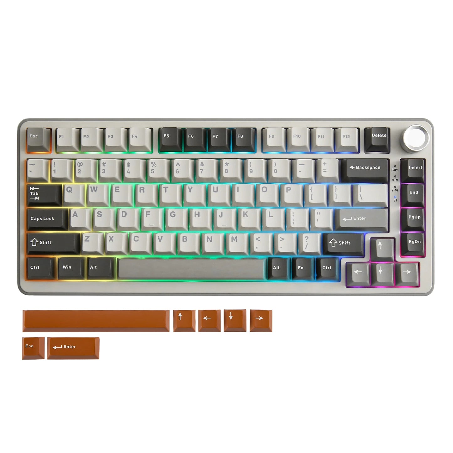 YUNZII B75 PRO Wireless Mechanical Keyboard RGB Hot Swap Custom
