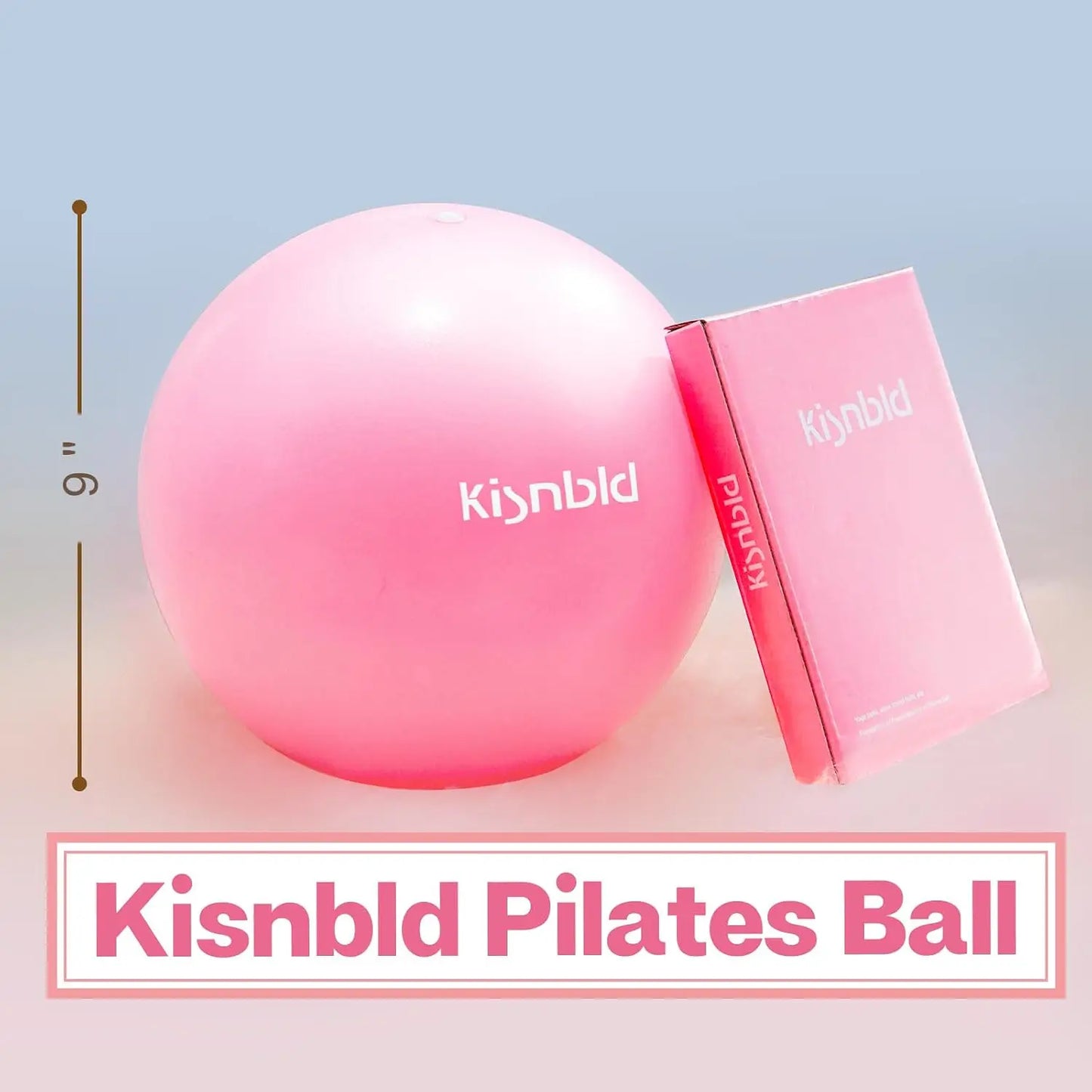Kisnbld Mini Pilates Exercise Ball For Core Strength Home Gym