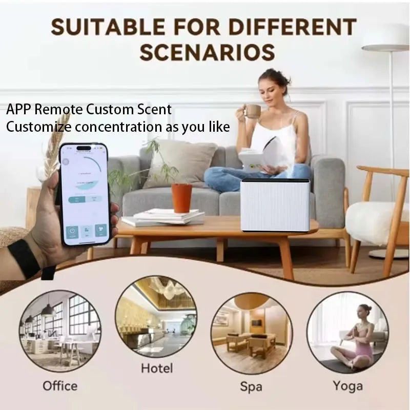 NAMSTE Smart WiFi Bluetooth Fragrance Diffuser For Home Hotel HVAC