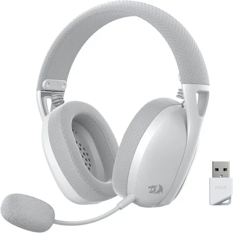 Redragon H848 Wireless Gaming Headset Featuring Surround Sound Microphone