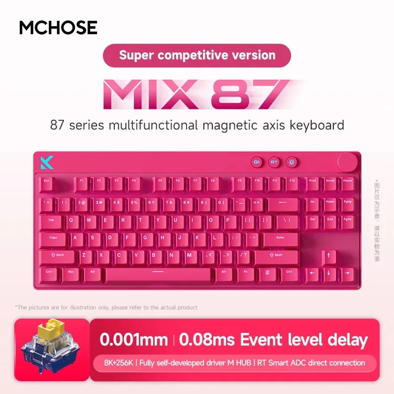 Mchose Mix 87 Wired Mechanical Gaming Keyboard With Hot Swap Switches