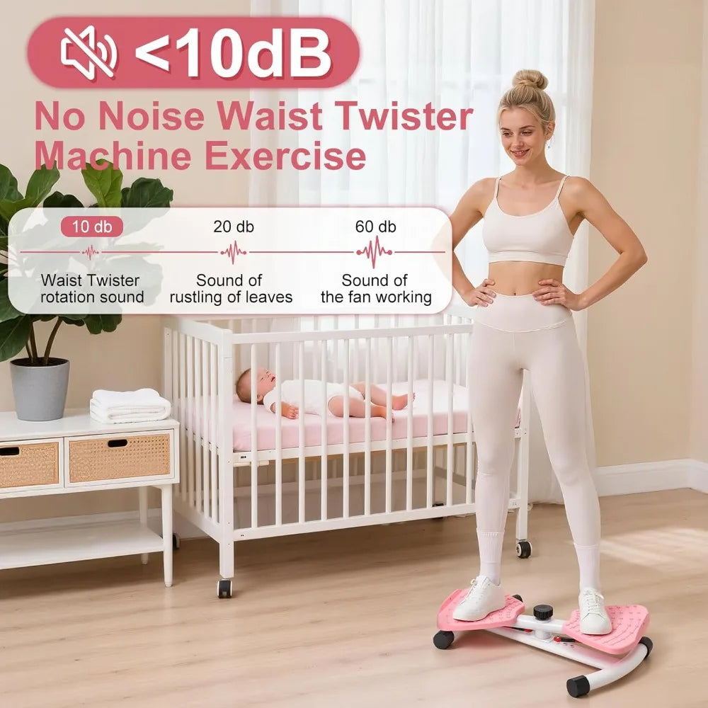 YTYIN Adjustable Waist Twister Machine Fitness Ab Core Exercise Board