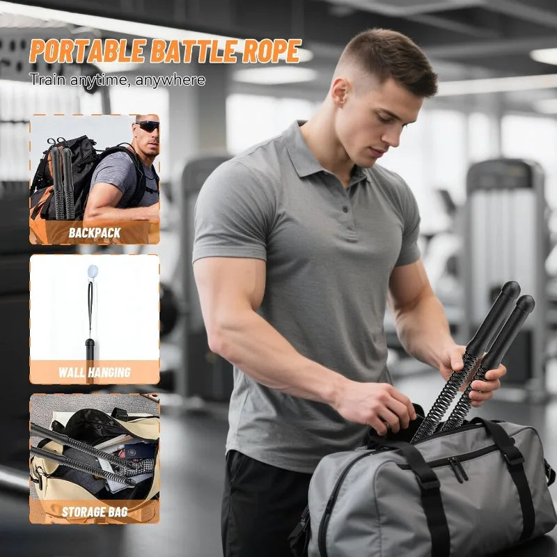 Wireless Combat Rope Air Resistance Fitness Trainer Home Gym