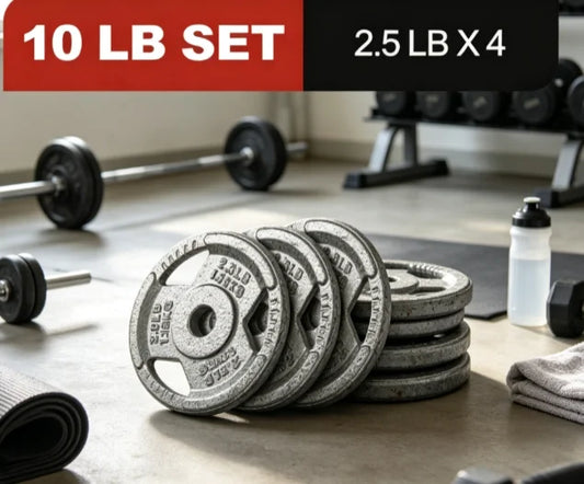 Signature Fitness Cast Iron Weight Plates For Strength Training