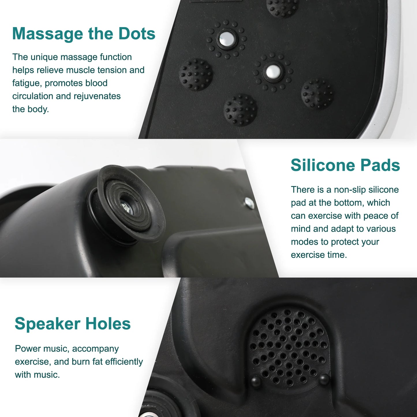 Stand Up Vibration Plate Exercise Machine For Home