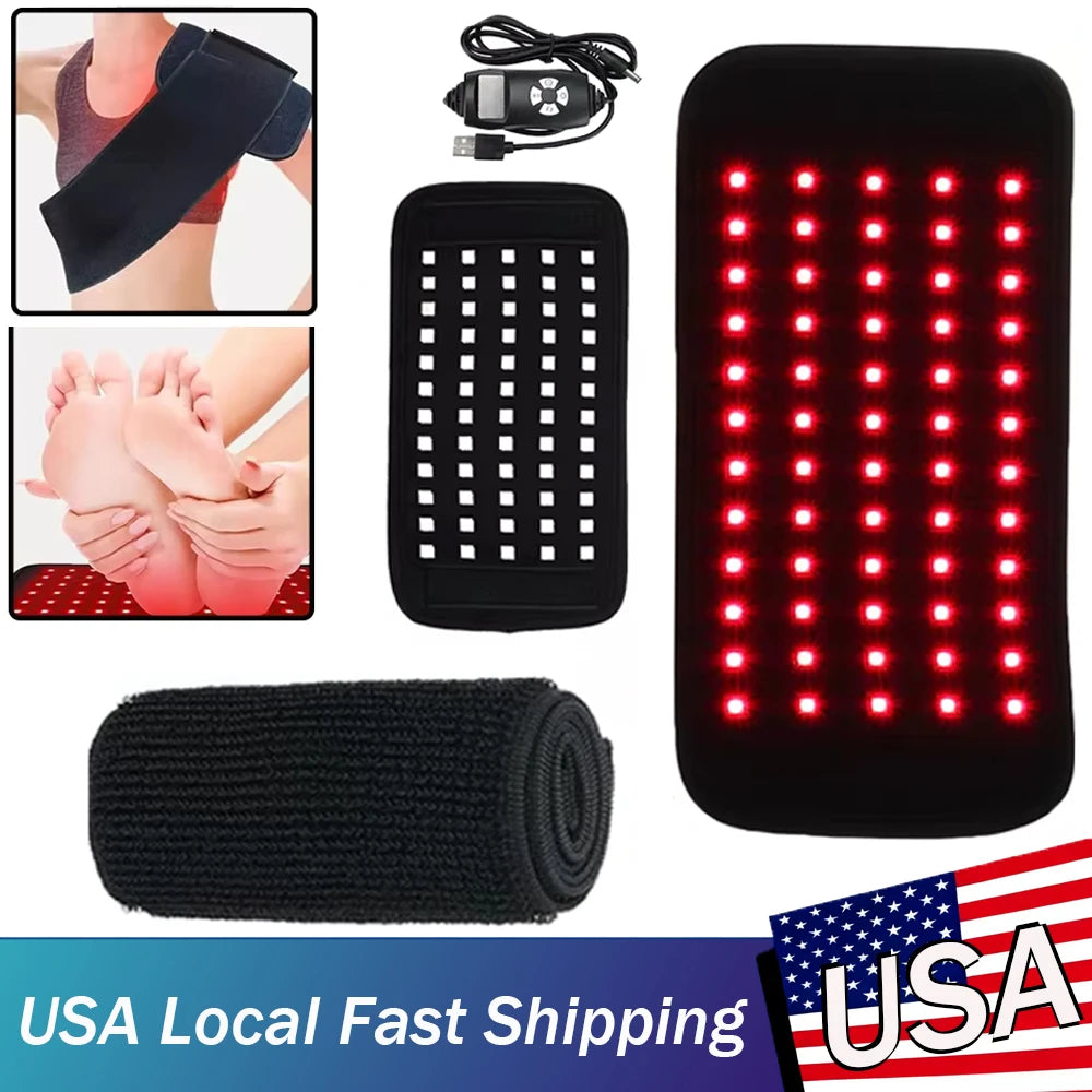 Portable Infrared LED Heat Pad For Full Body Pain Relief