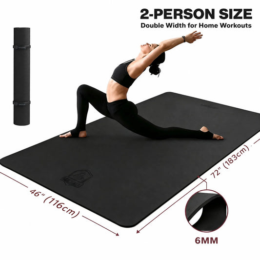 Hapbear Premium TPE Non Slip Yoga Mat With Carry Bag