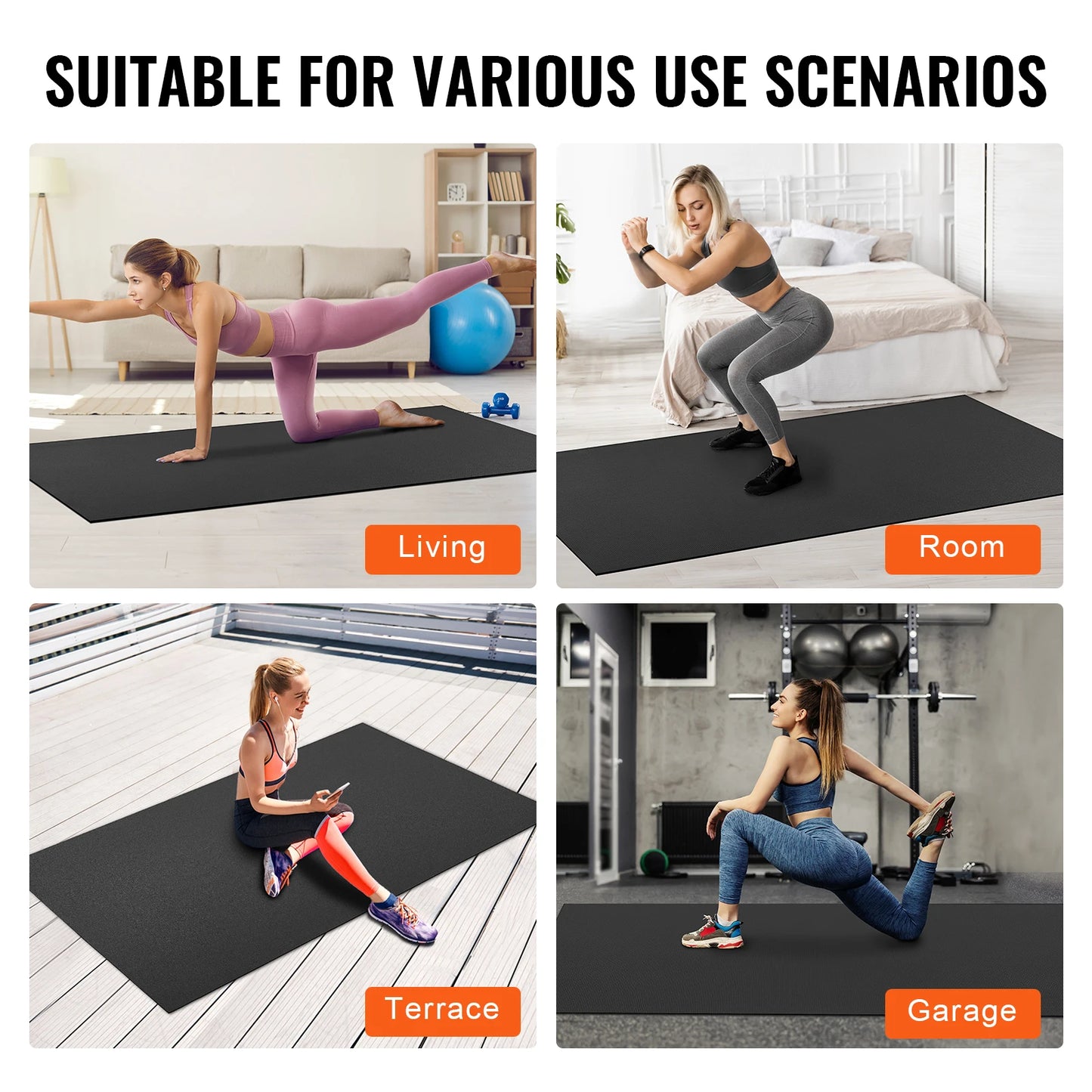 Non Slip High Density Yoga Mat Bag For Fitness Practice