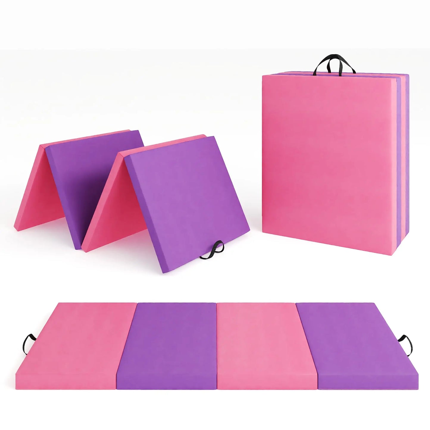 HiMiss Foldable Tumbling Exercise Mat For Gymnastics Training