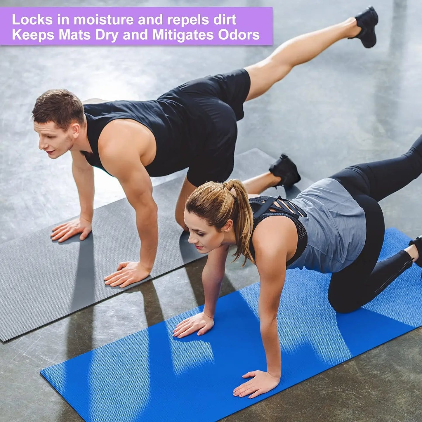Lightweight Non Slip Pvc Exercise Mat For Yoga And Fitness