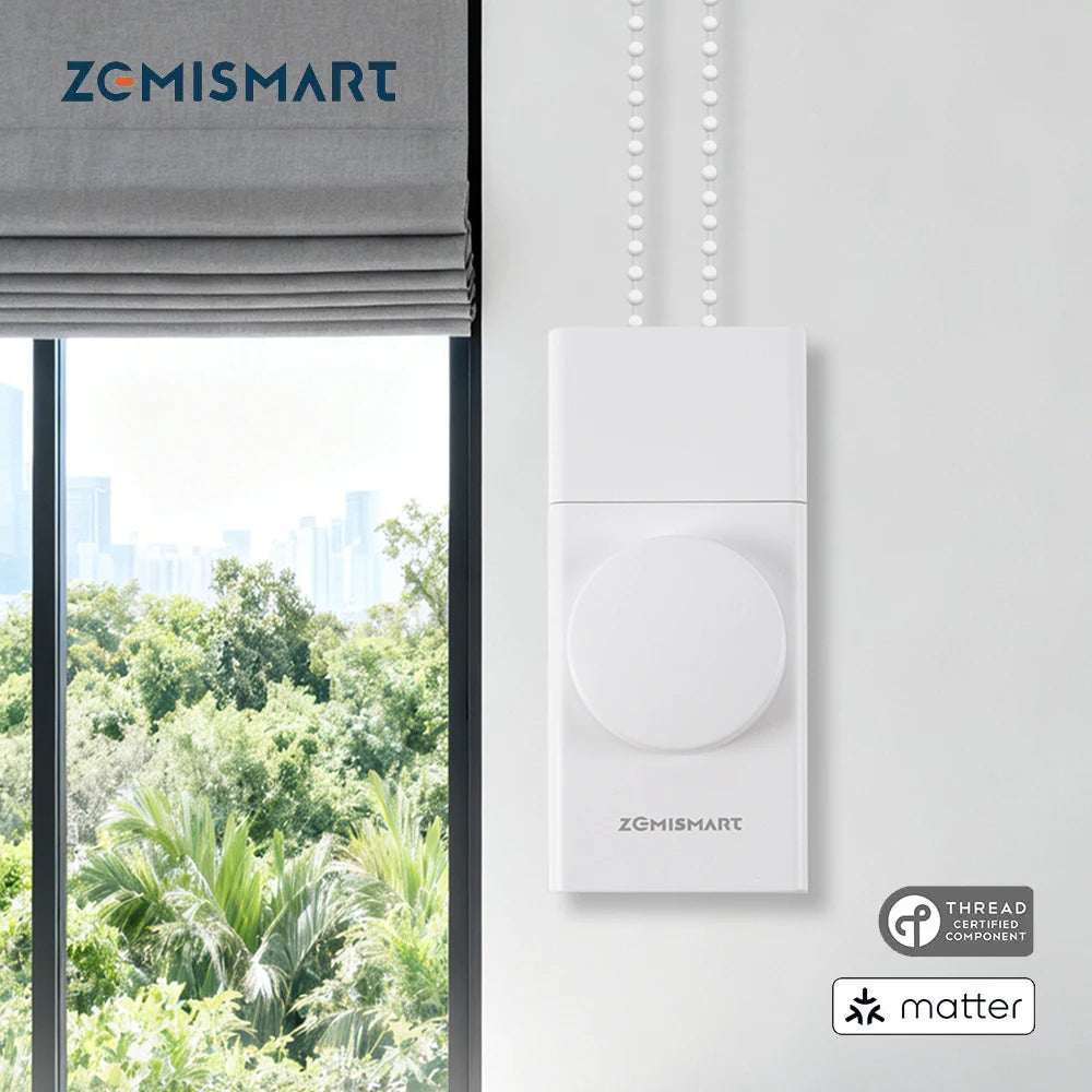 Zemismart Smart Roller Shade Driver Matter Thread Compatible Alexa HomeKit