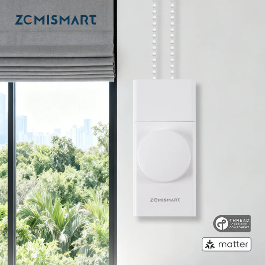 Zemismart Smart Roller Shade Driver Matter Thread Compatible Alexa HomeKit