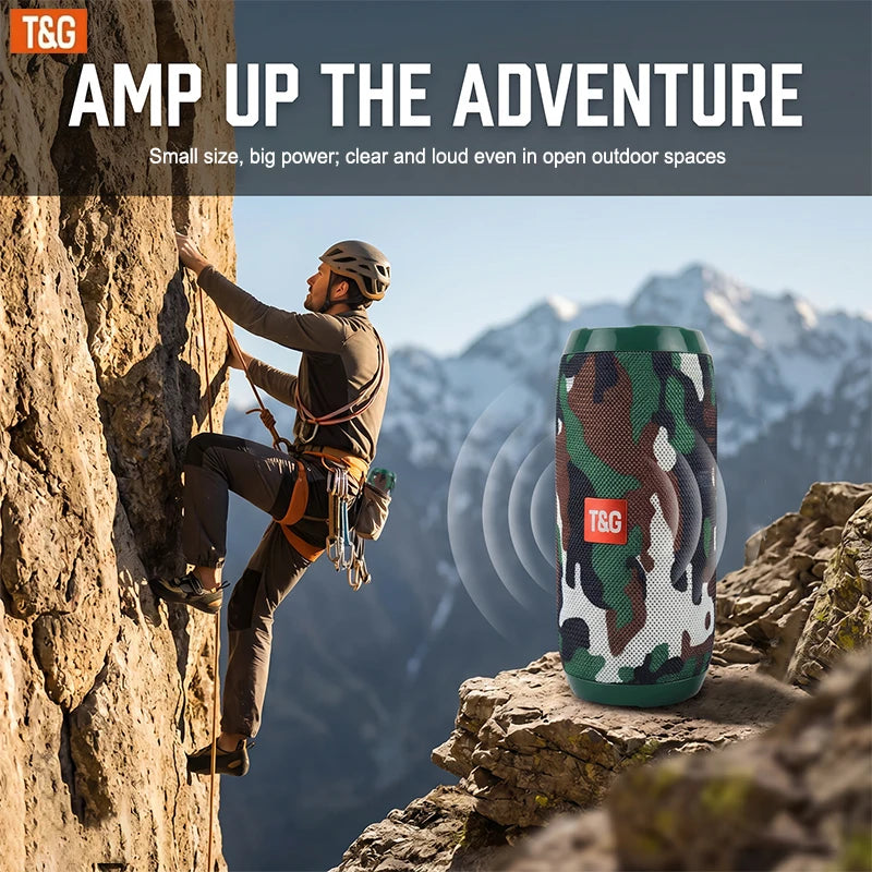TG Portable Bluetooth Speaker With Waterproof Build And Stereo Sound