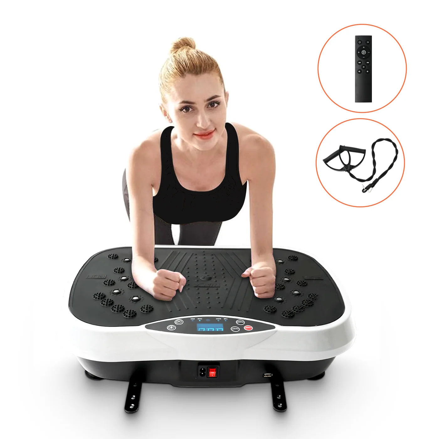 Stand Up Vibration Plate Exercise Machine For Home