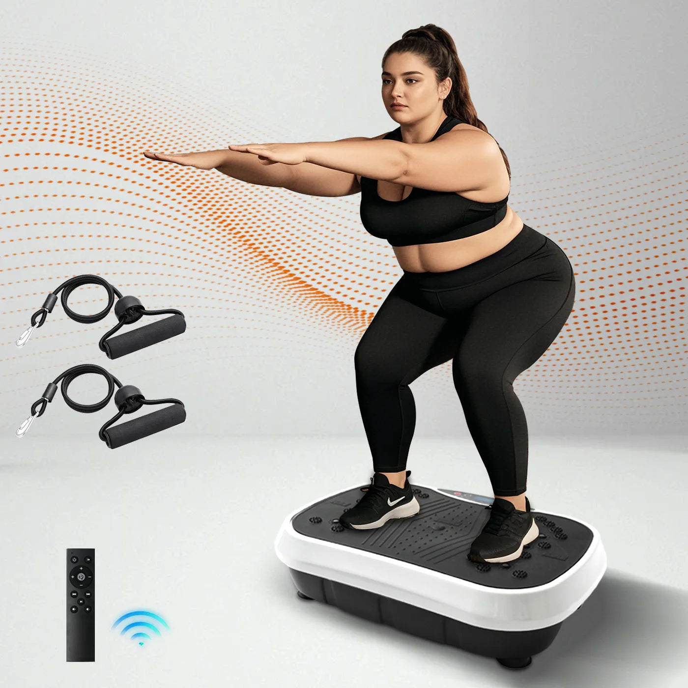 Portable Vibration Plate Exercise Machine For Full Body Workout