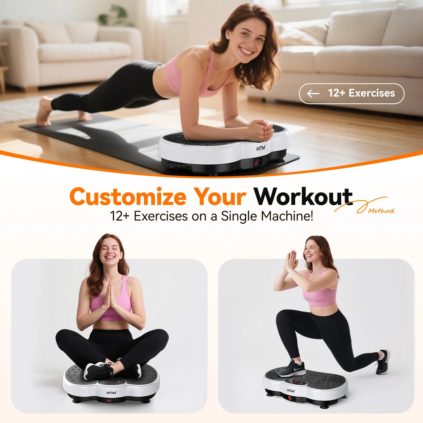 HTM Whole Body Fitness Vibration Plate Machine