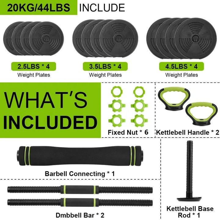 TWISTER.CK Adjustable Dumbbell Free Weight Set Connector Home Gym Exercise