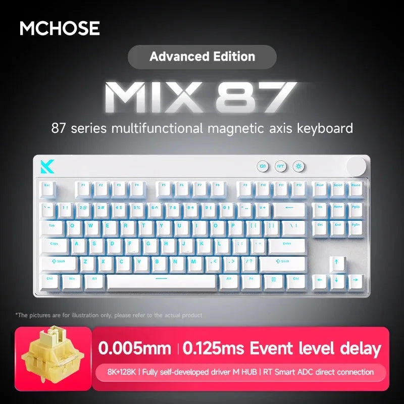 Mchose Mix87 Wired Magnetic Switch Mechanical Gaming Keyboard