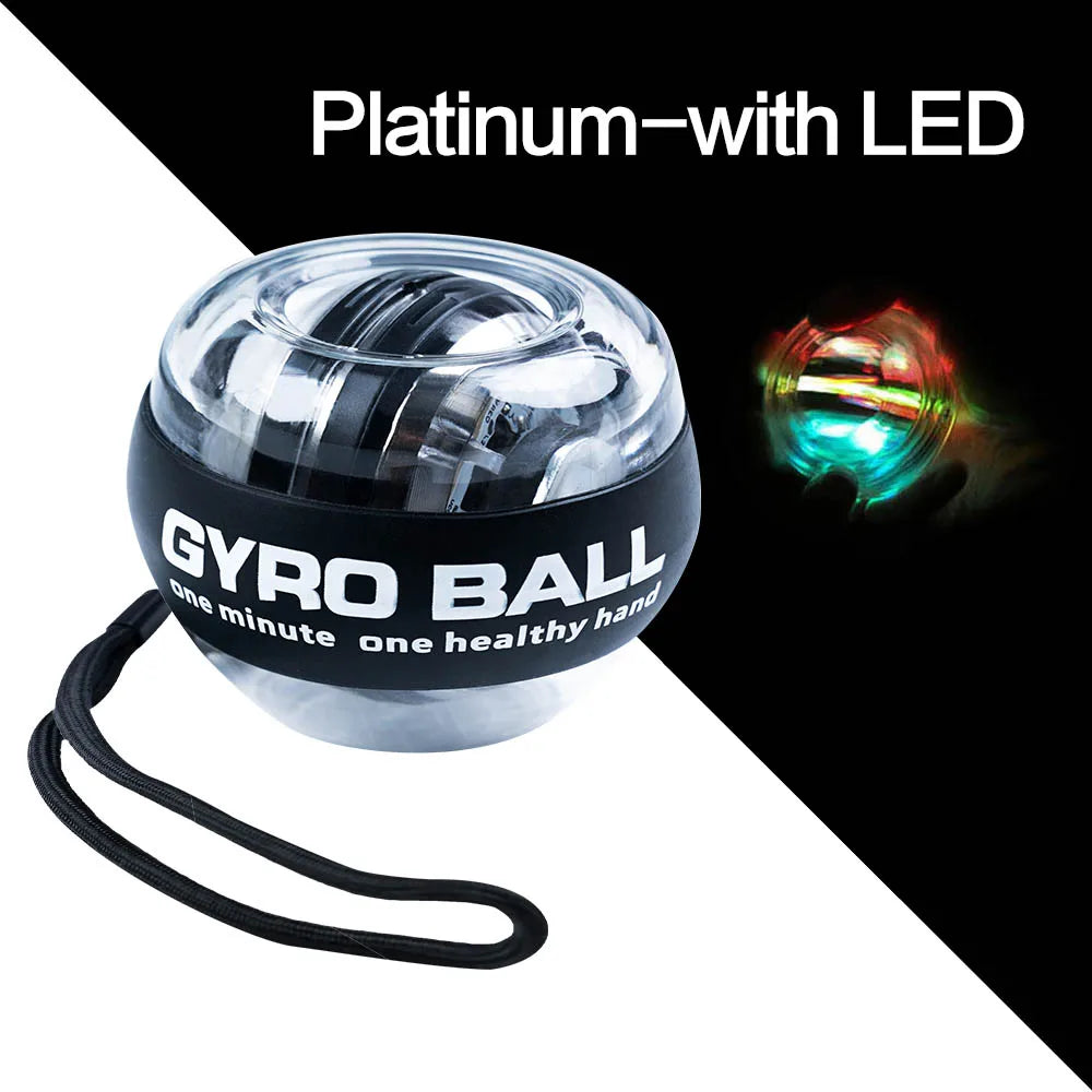 LED Wrist Power Trainer Self Starting Gyro Muscle Fitness Strengthener