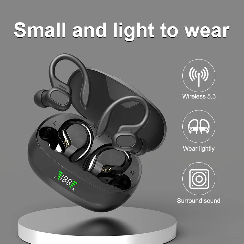 SHUKE Wireless Bluetooth Earbuds Sports Waterproof Headphones With Micphone