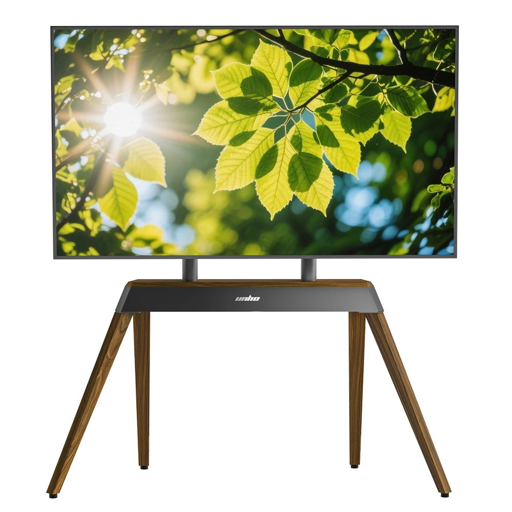Unho Heavy Duty Height Adjustable Metal TV Floor Stand Universal