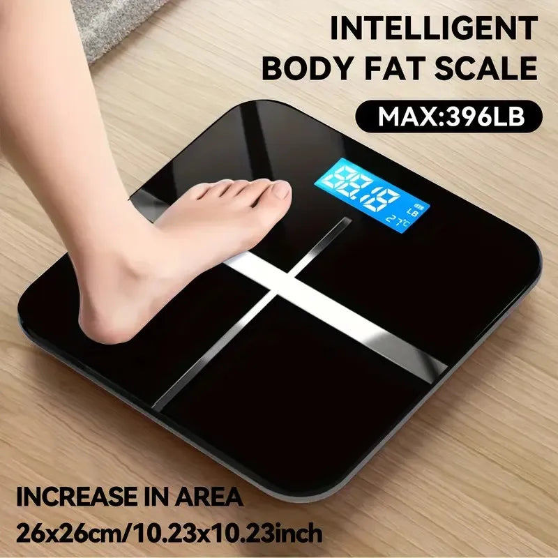 Digital Body Weight Scale With Temperature Monitor High Capacity Measurement