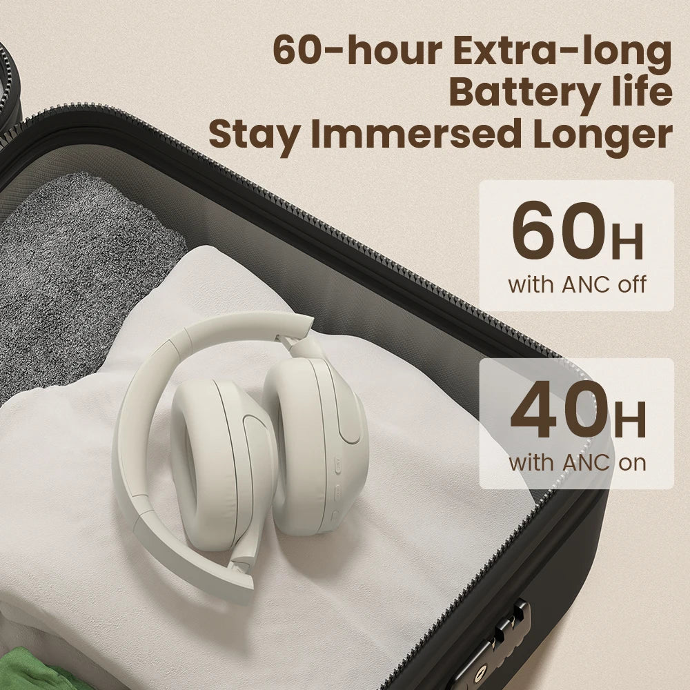 Haylou S35 ANC Wireless Bluetooth Over Ear Headphones 60H Playtime