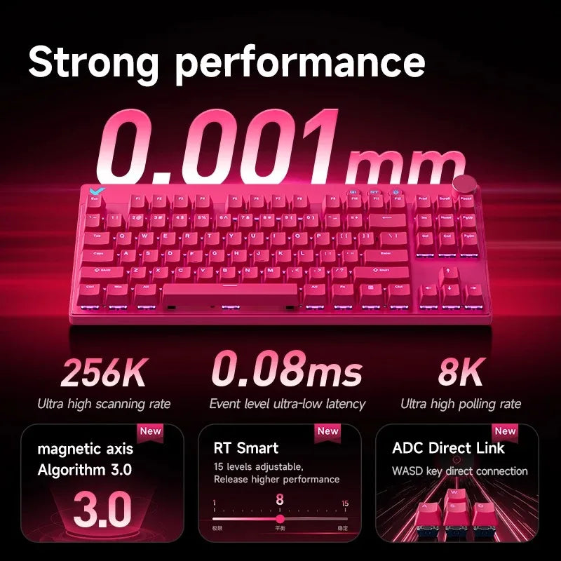 Mchose Mix87 Wired Magnetic Switch Mechanical Gaming Keyboard
